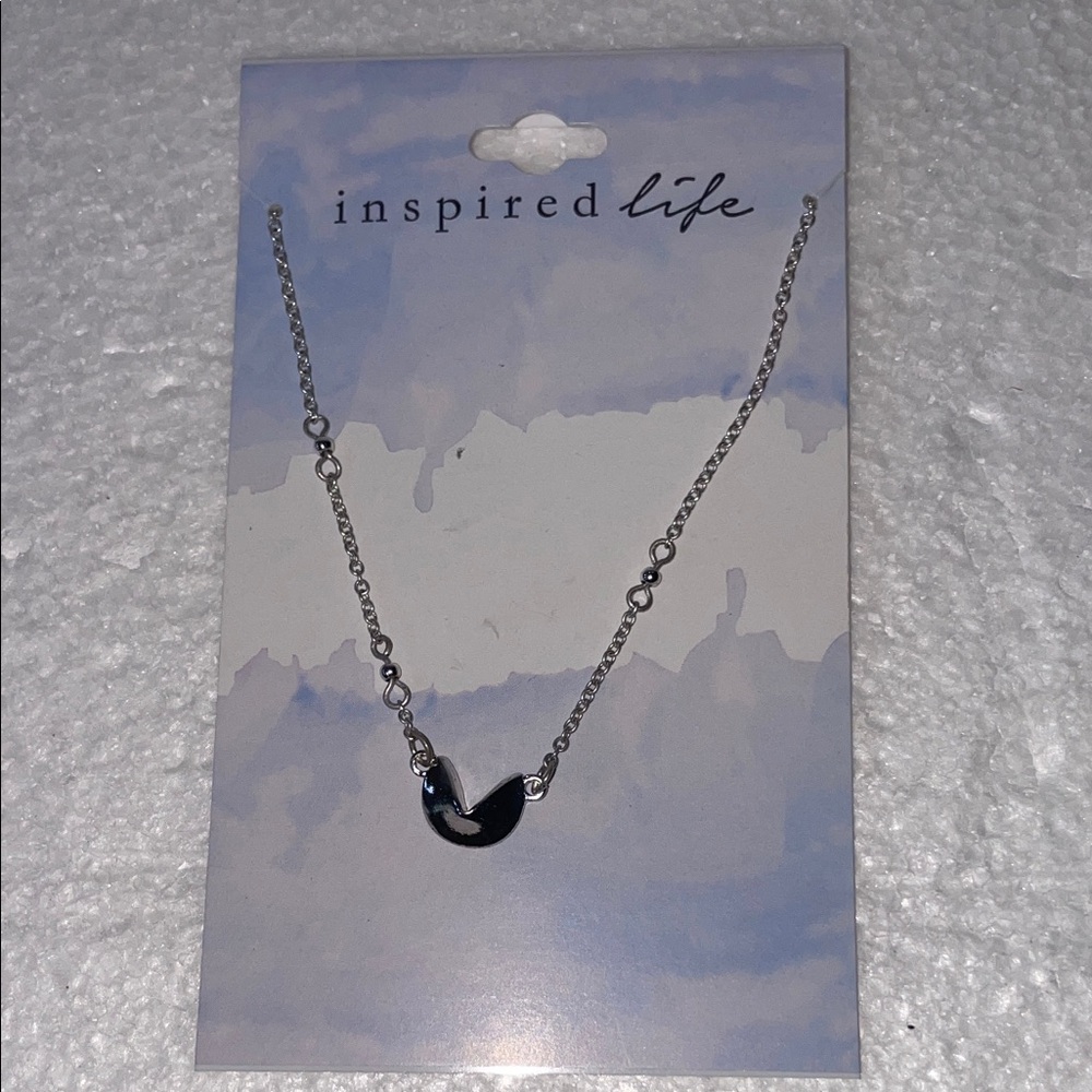 Inspired Life Elegant Silver Necklace cookie fortune